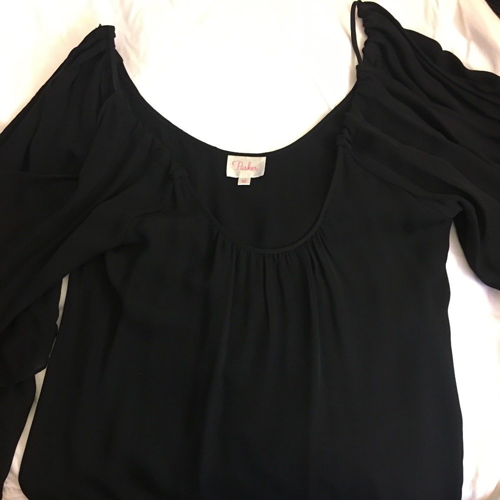 PARKER WOMEN'S SILK BLOUSE - XS